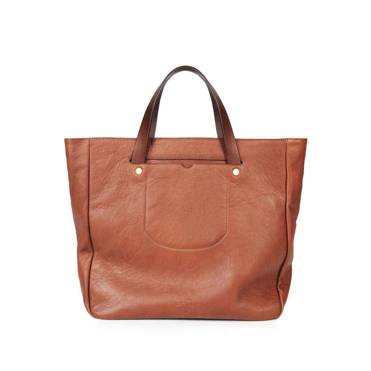 Soft leather hot sale tote bag