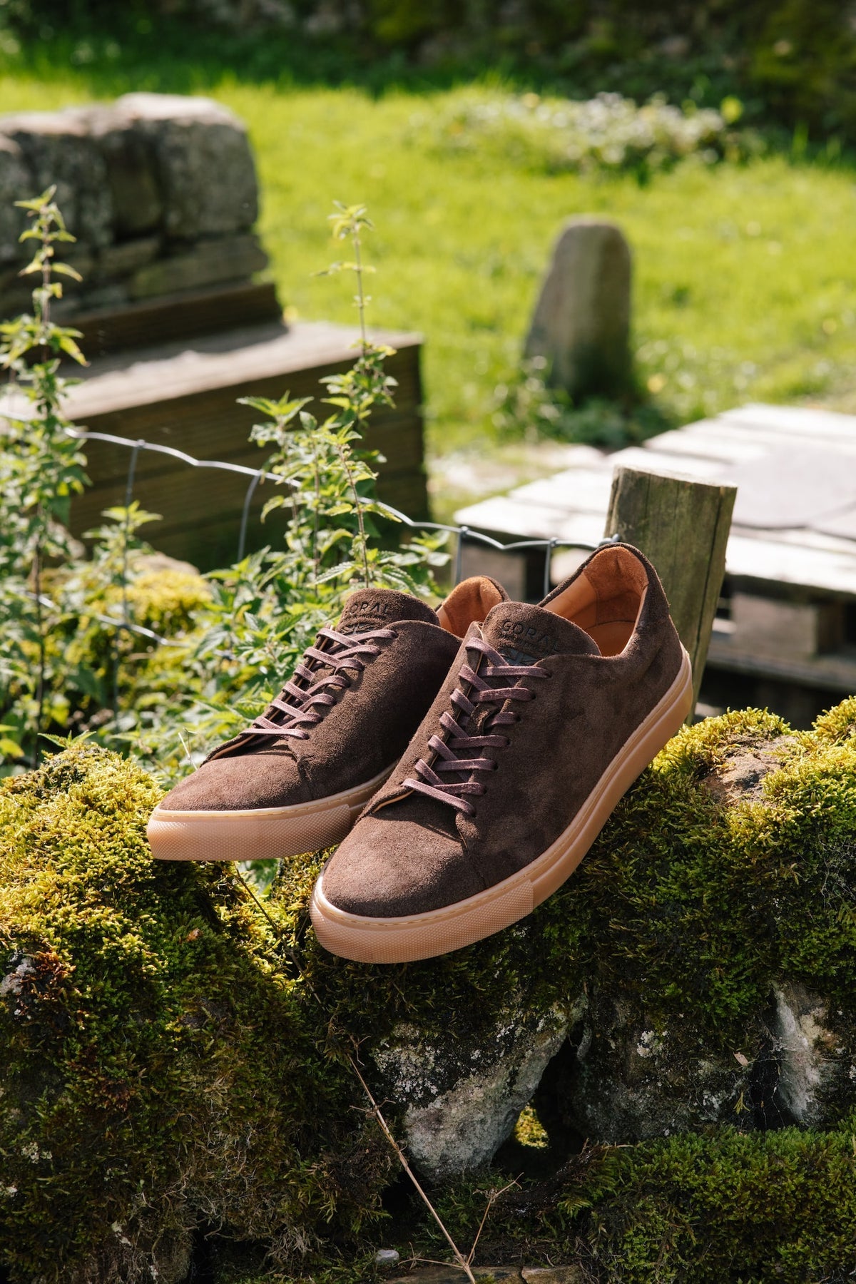 Tan suede sneakers mens deals