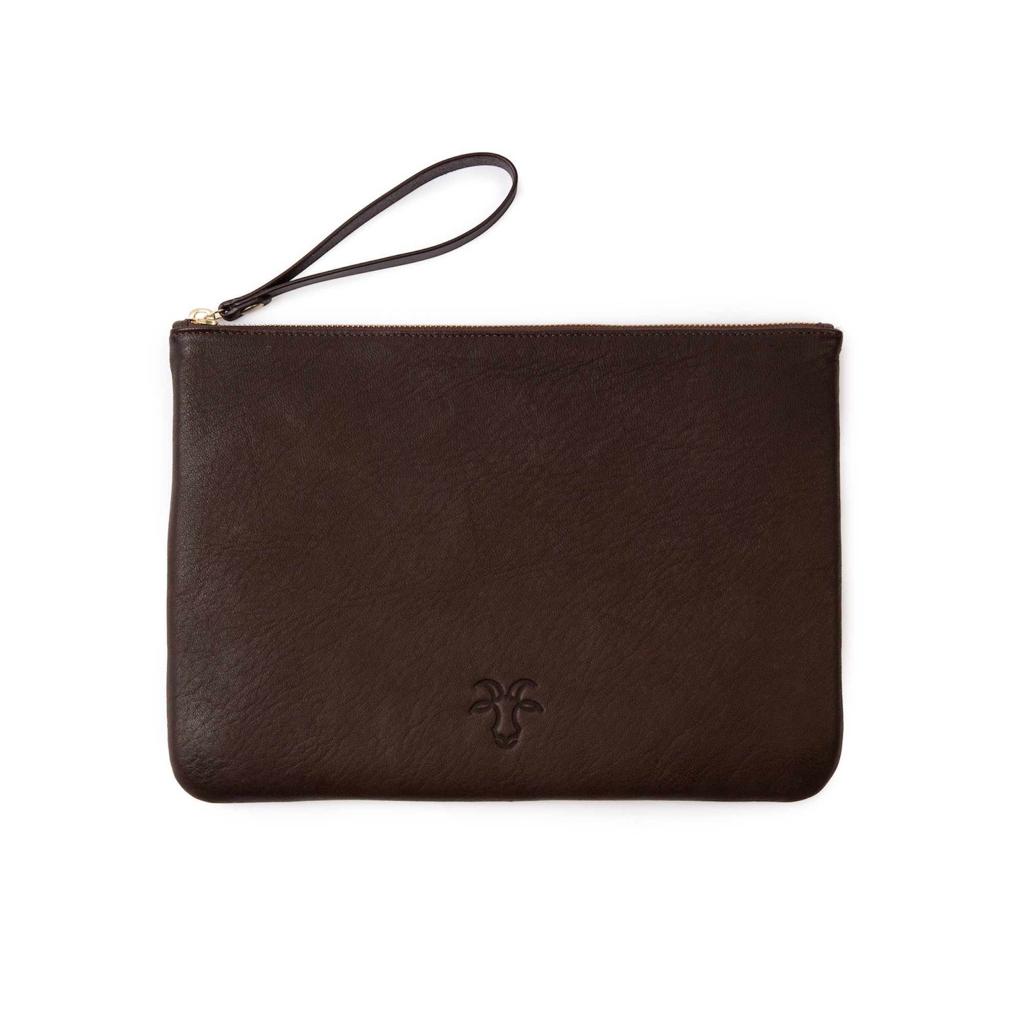 Brown Leather Pouch | Deer Leather & Suede – Billy Tannery